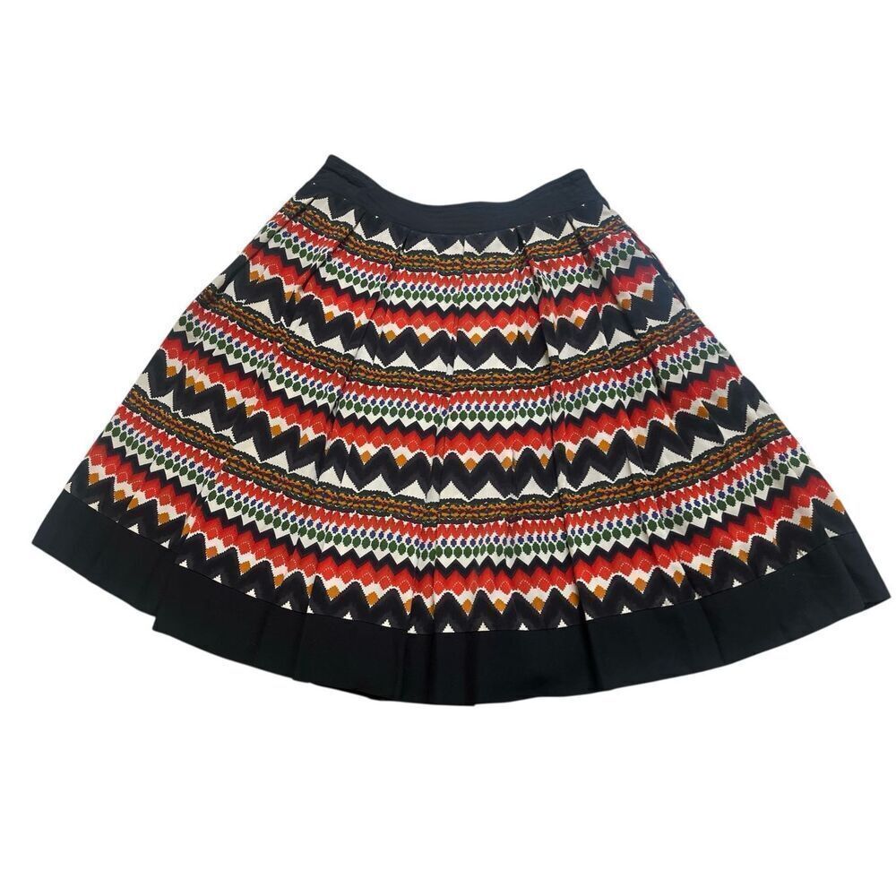 Anthropologie Denpasar skirt by fei multi color pattern sz 6